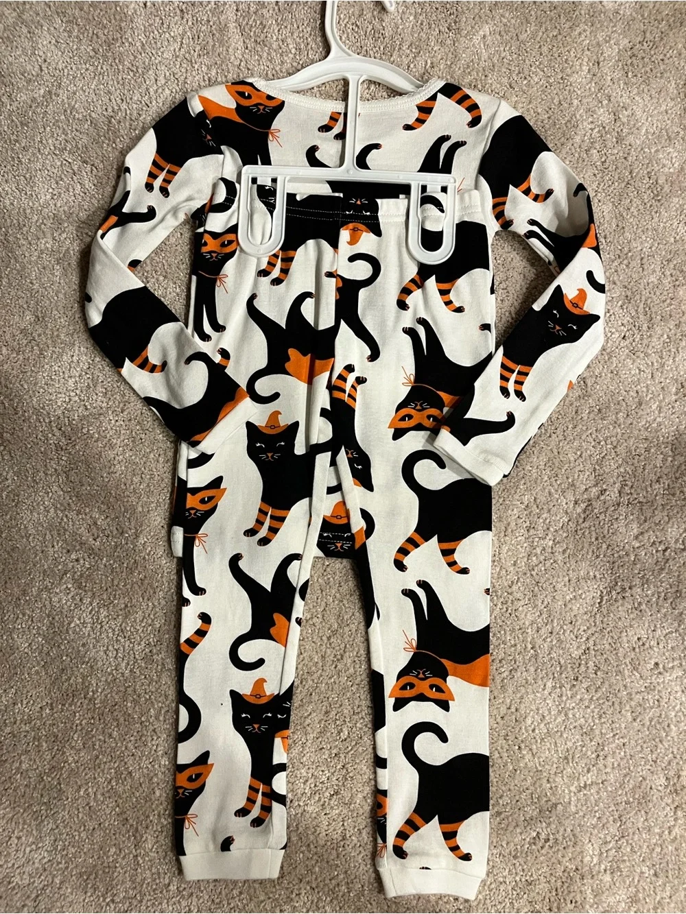 NEW Carter's Halloween Cat Pajama Set size 3T